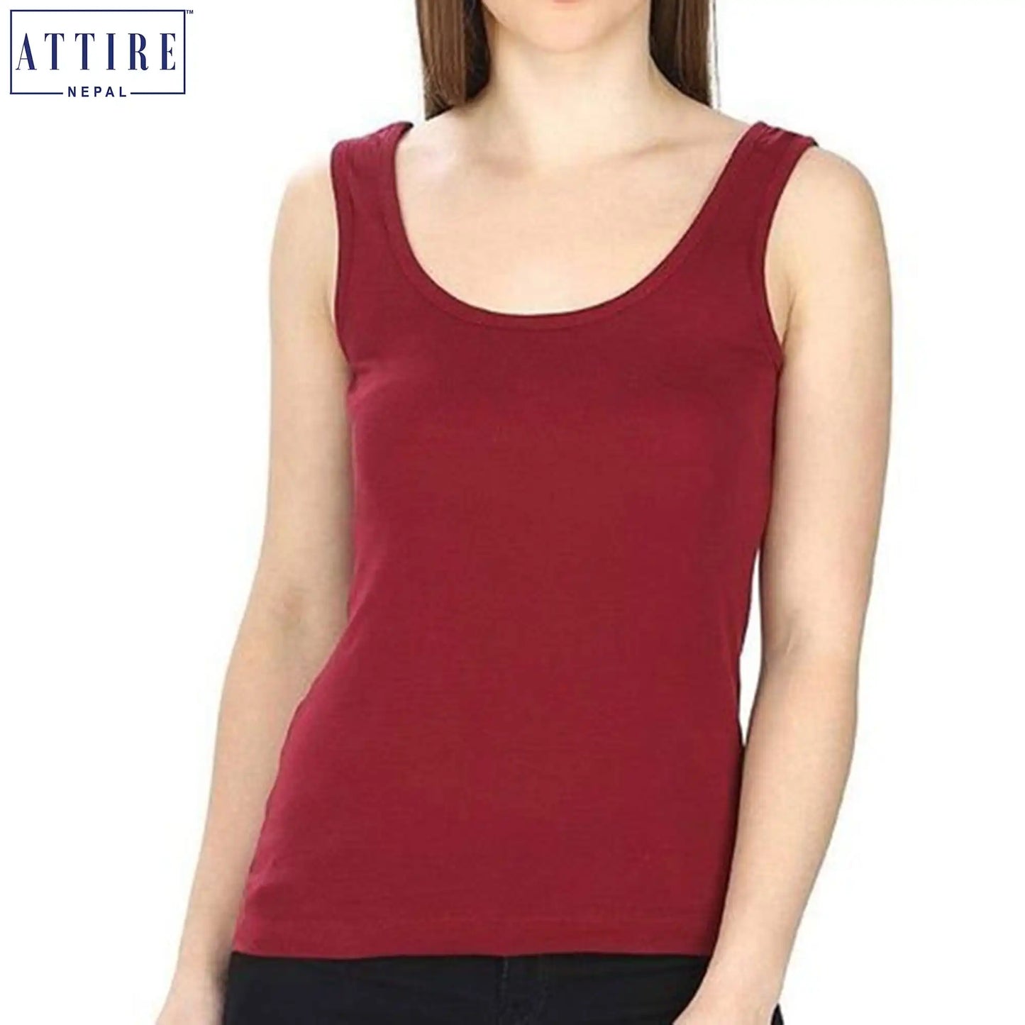 Maroon Solid Camisole For Women (SD-05)