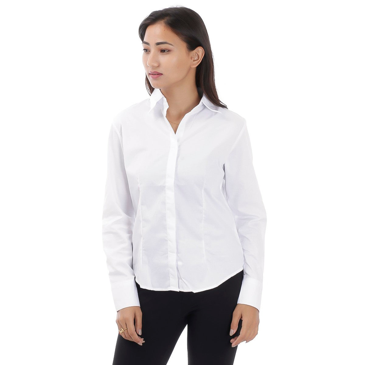 Full Sleeve Slim Fit Solid Formal Shirt