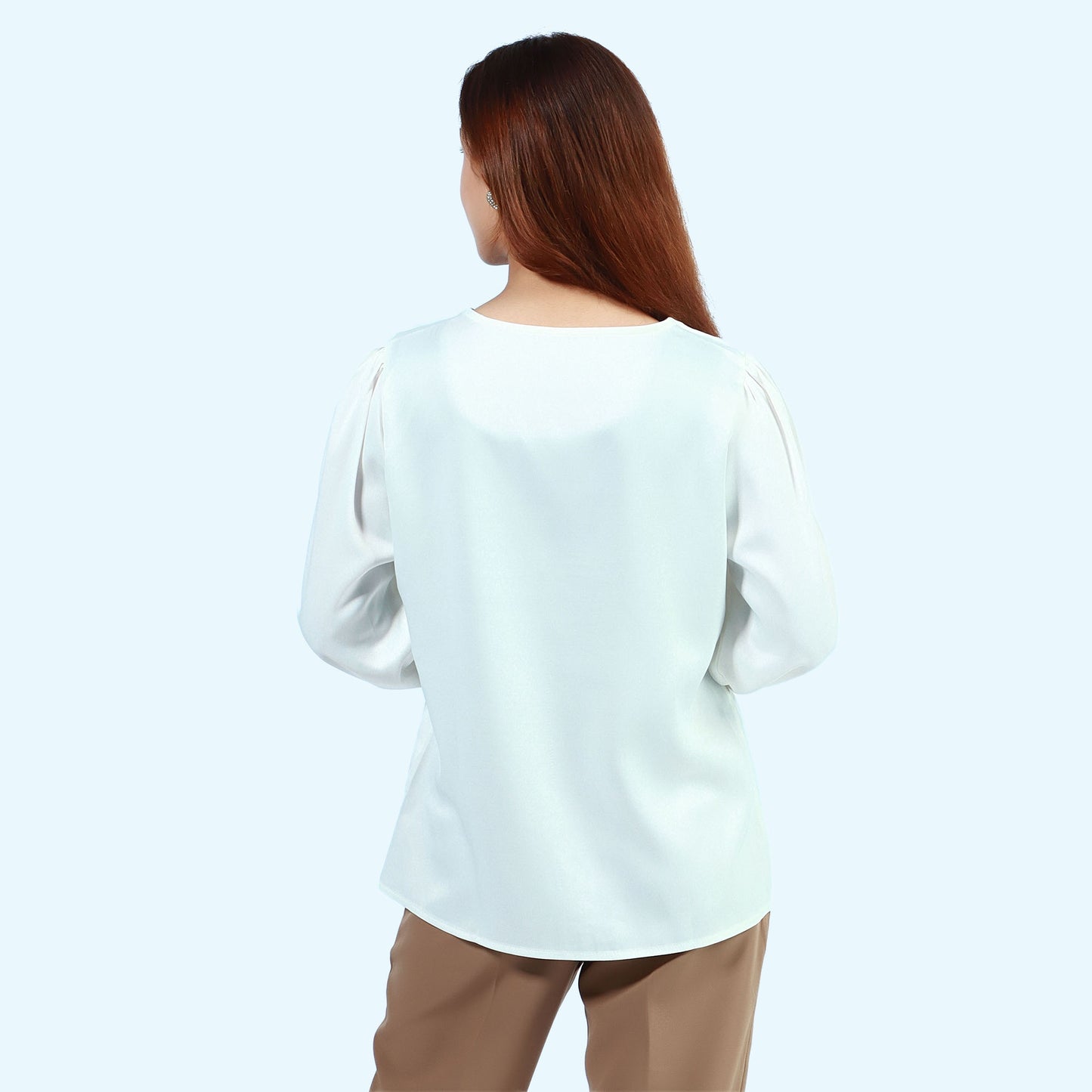 Long Sleeve Semi Formal T-shirt With Button