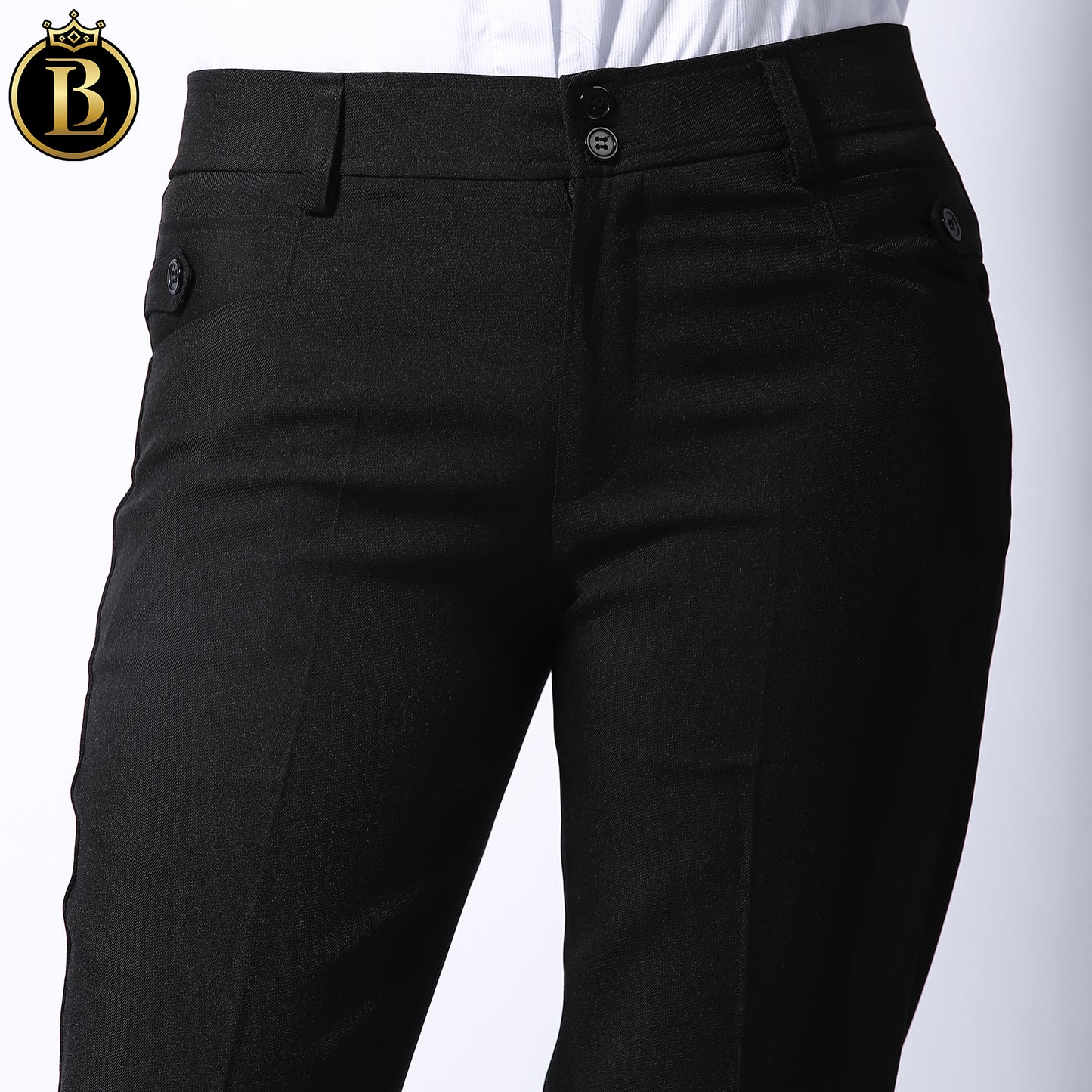 Black Single Button Formal Coat Pant Set