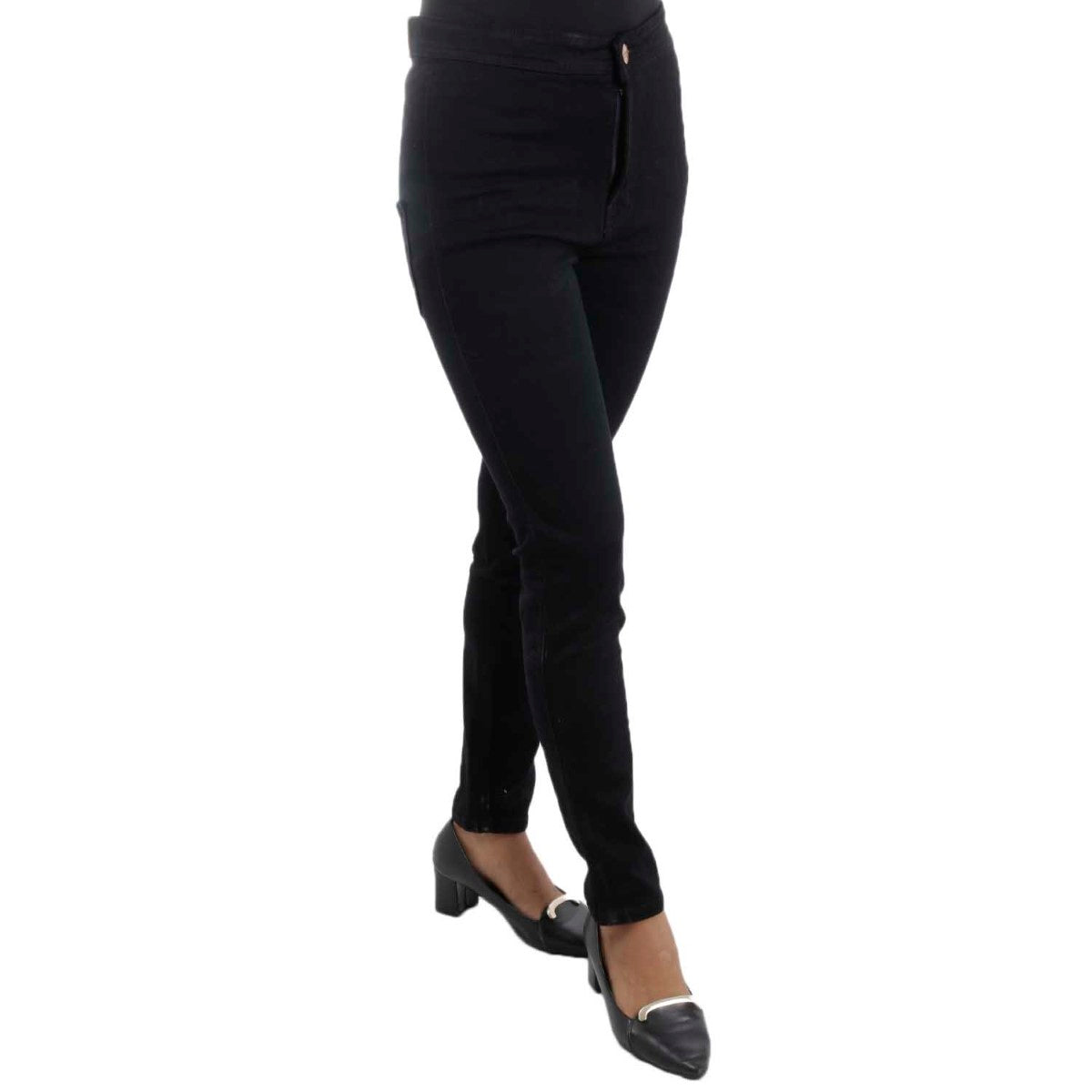 Black High Rise  Stretchable Jeans