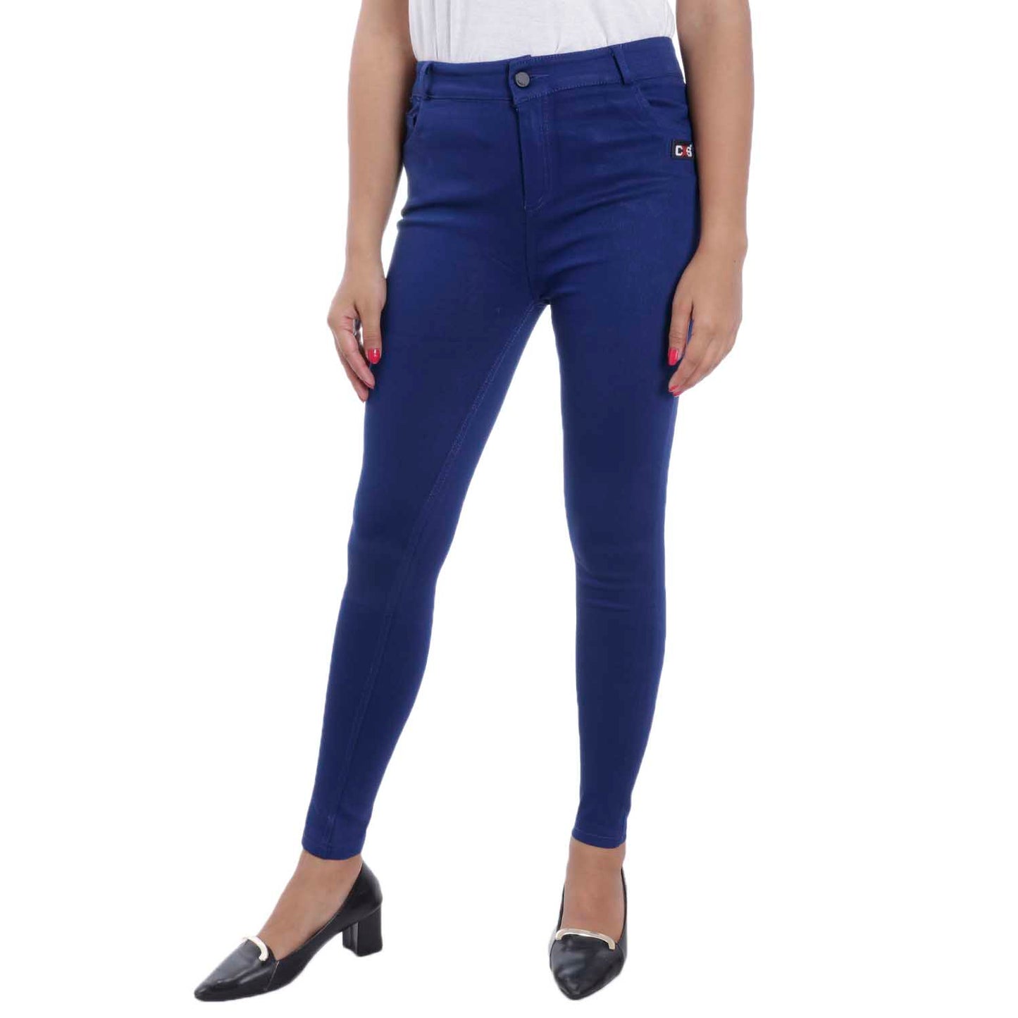 Blue High Rise Skinny Premium Stretchable Jeans