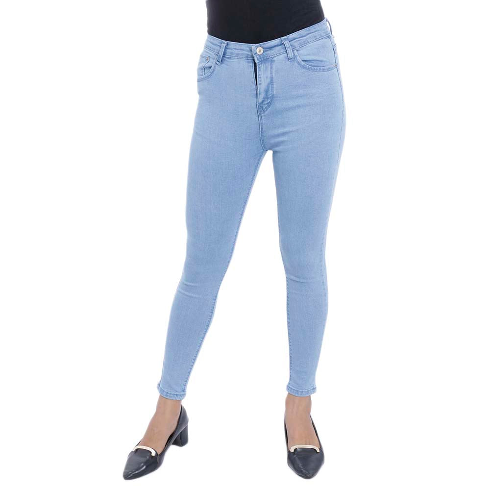 Light Blue High Rise Skinny Stretchable Jeans