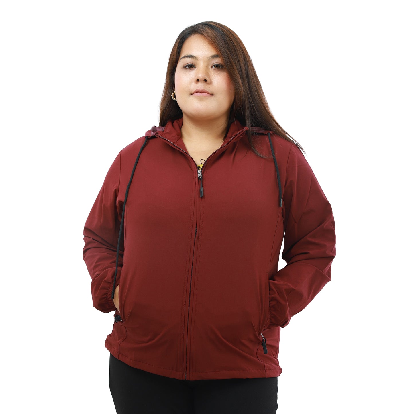 Lightweight Double Layered Windcheater with Detachable Cap (WC-100)