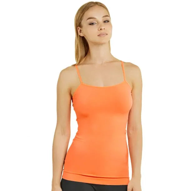 Orange Solid Camisole For Women (SD-06)