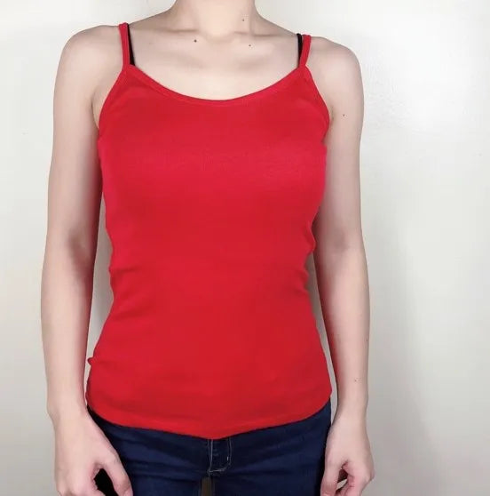 Red Solid Camisole For Women (SD-06)