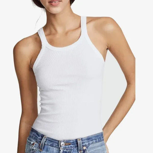 White Solid Camisole For Women (SD-05)