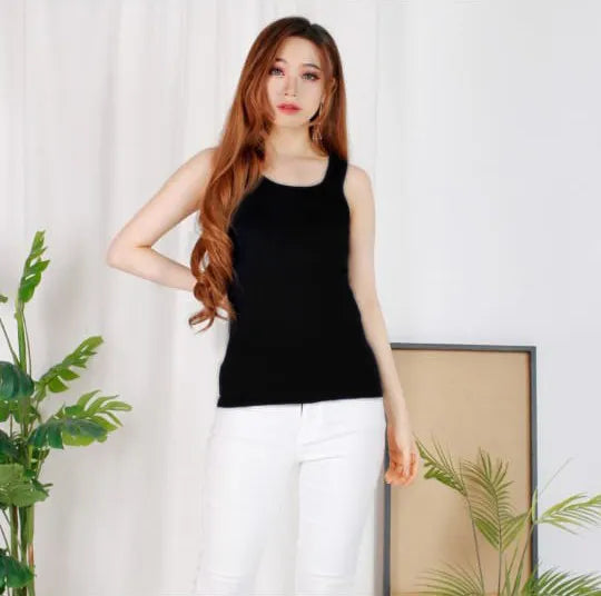 Black Solid Camisole For Women (SD-05)